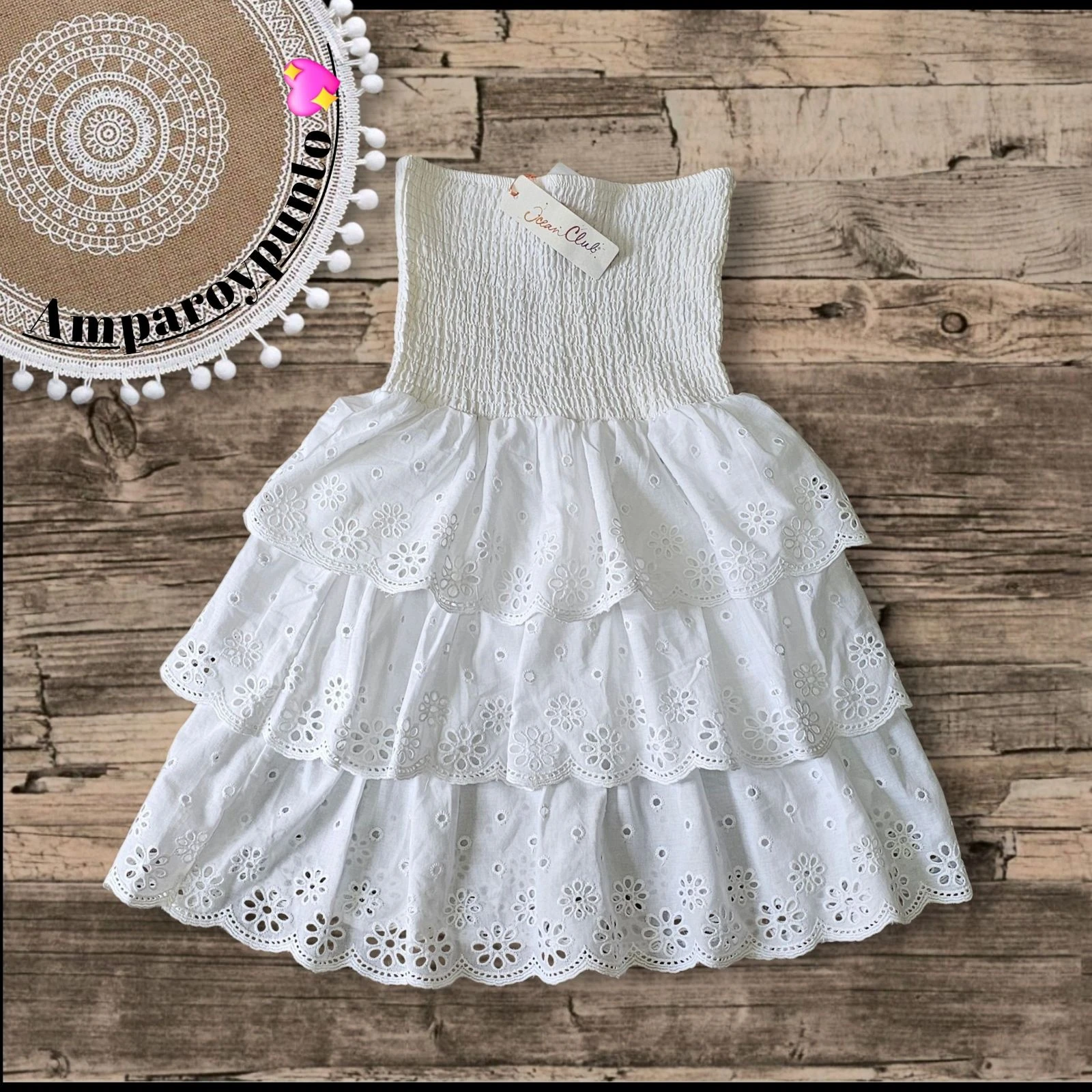 Vestido palabra de honor
